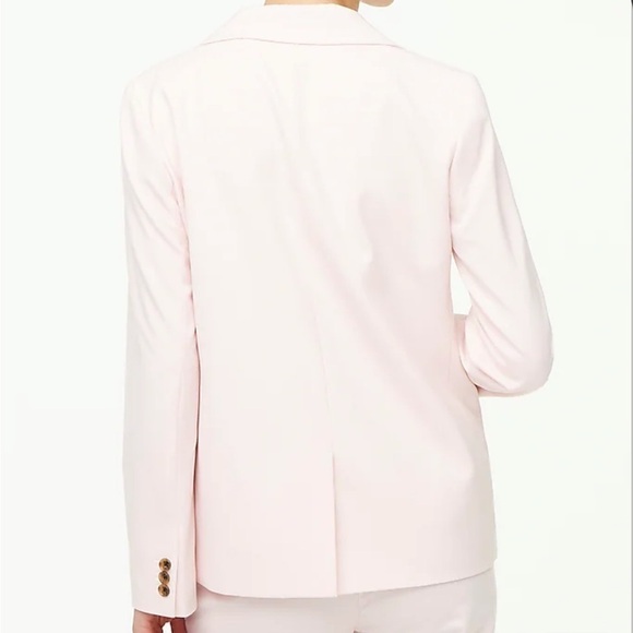 J. Crew Factory One button blazer BO599 Light Pink 16 - Picture 3 of 6